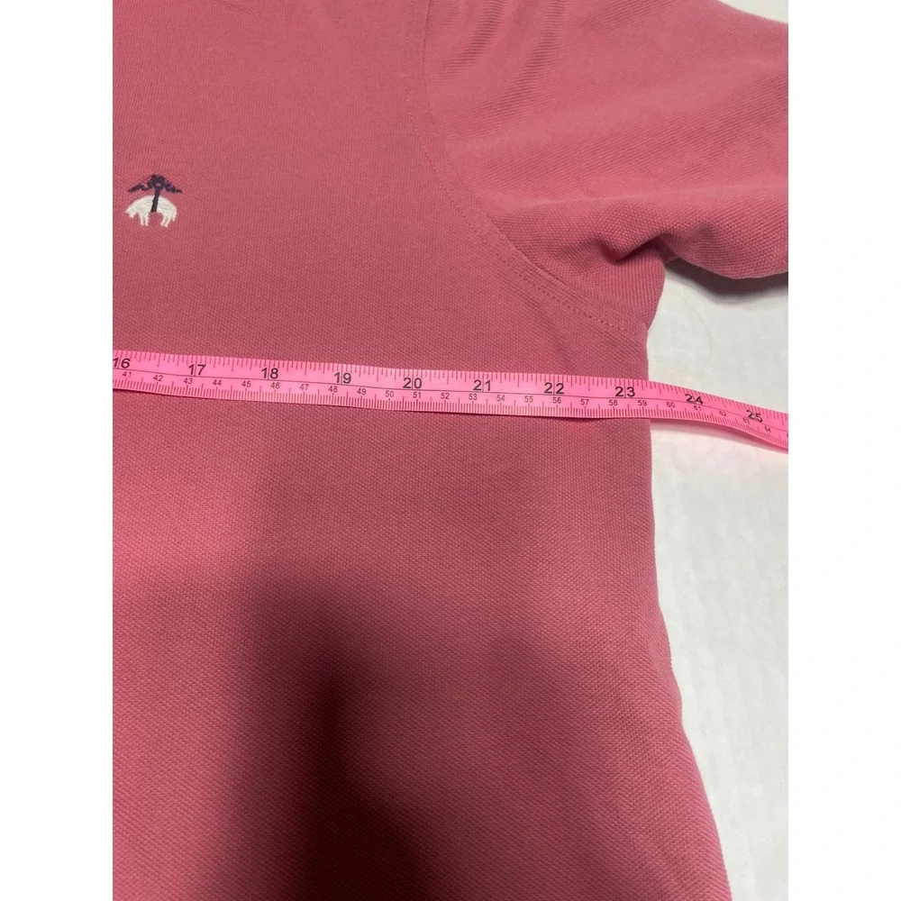 Brooks Brothers 1818 Performance‎ Polo Shirt Mens XL Slim Fit Pink Cotton Pique